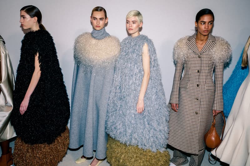 Backstage at JW Anderson Fall/Winter 2020 LFW Jonathan Anderson Collection Show London Fashion Week