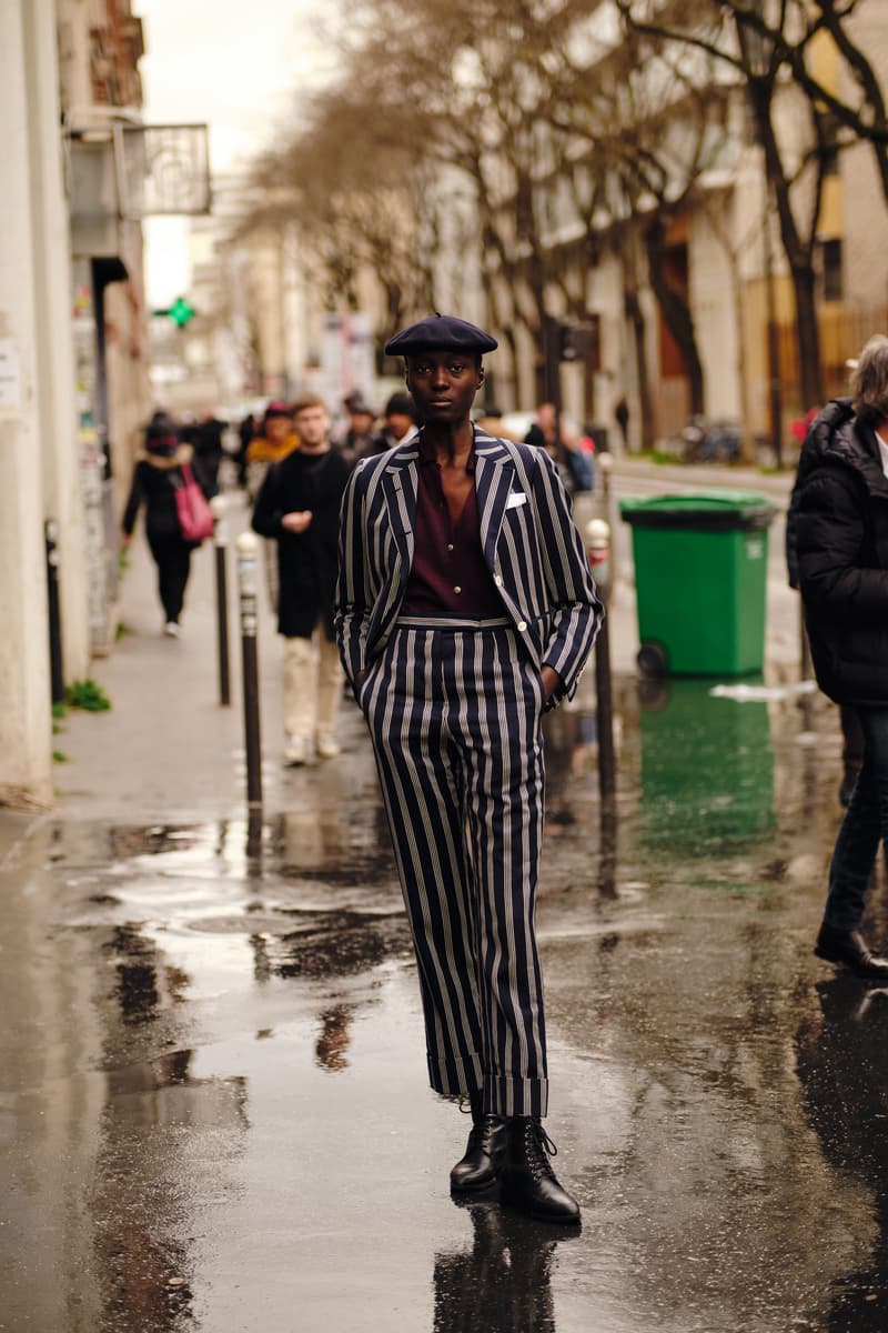 Paris Gigi Hadid closes the show along with Mona Tougaard and Hyunji Shin Street Style