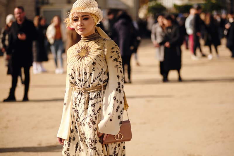 Paris Gigi Hadid closes the show along with Mona Tougaard and Hyunji Shin Street Style