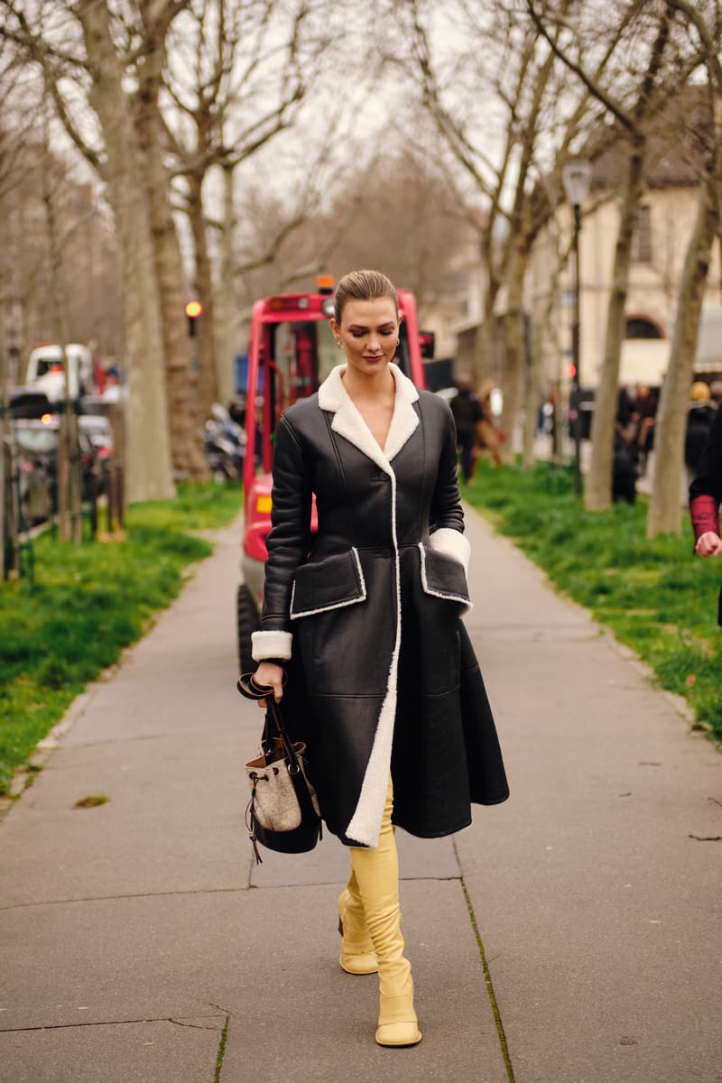 Paris Gigi Hadid closes the show along with Mona Tougaard and Hyunji Shin Street Style