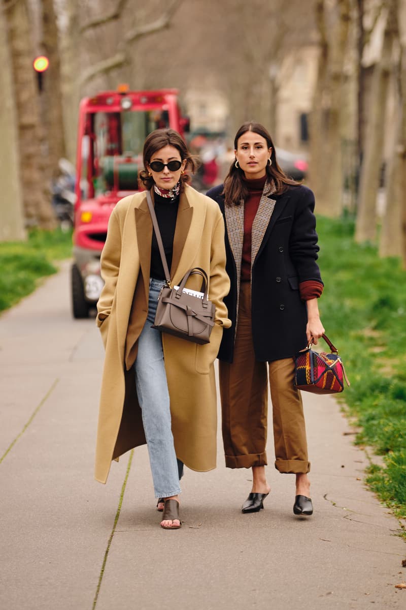 Paris Gigi Hadid closes the show along with Mona Tougaard and Hyunji Shin Street Style