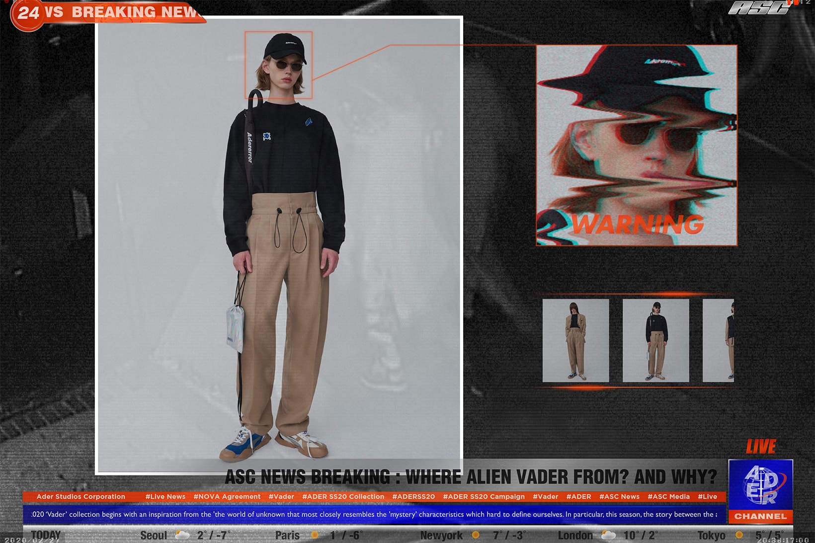 ader error spring summer vader collection space invaders game blazers suits black olive green tshirt shorts pants grey