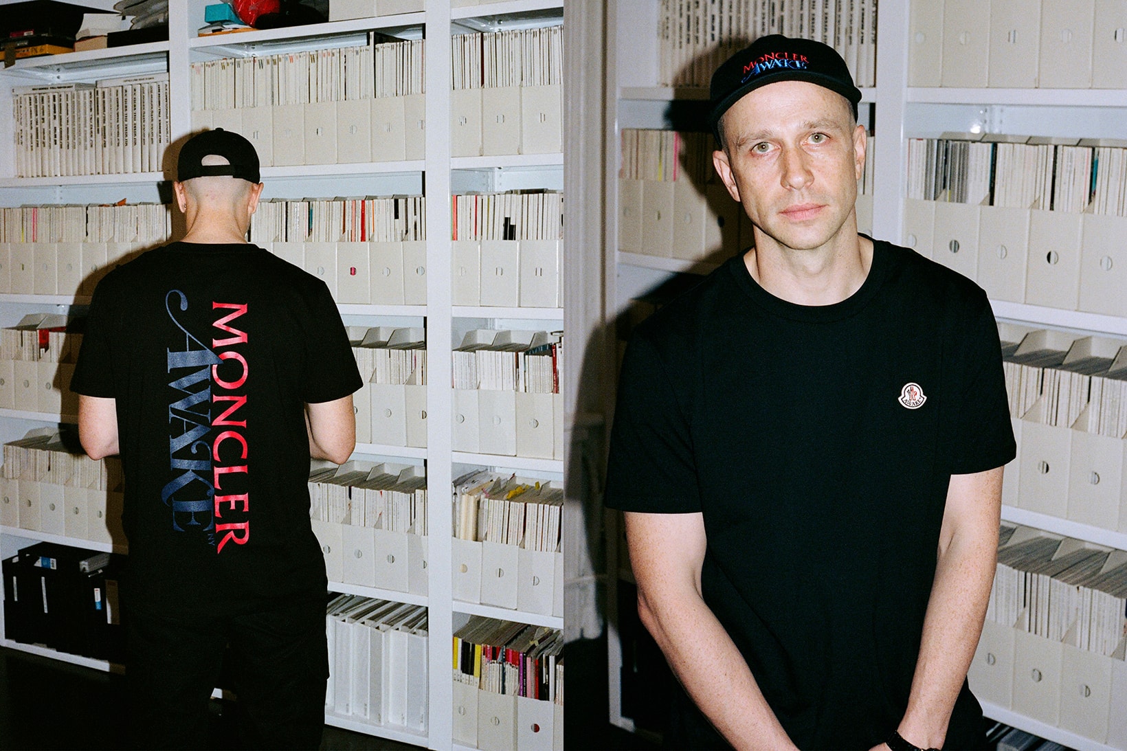 Awake NY x Moncler Collaboration Collection Lookbook T-Shirt Black