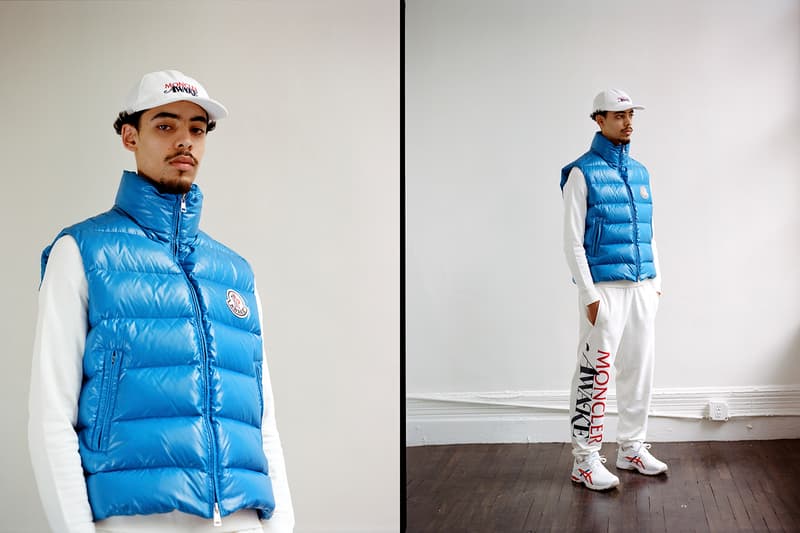 Awake NY x Moncler Collaboration Collection Lookbook Parker Gilet Blue