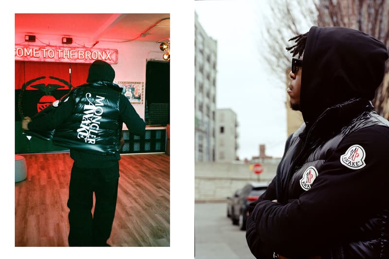 Awake NY x Moncler Collaboration Collection Lookbook Parker Gilet Black