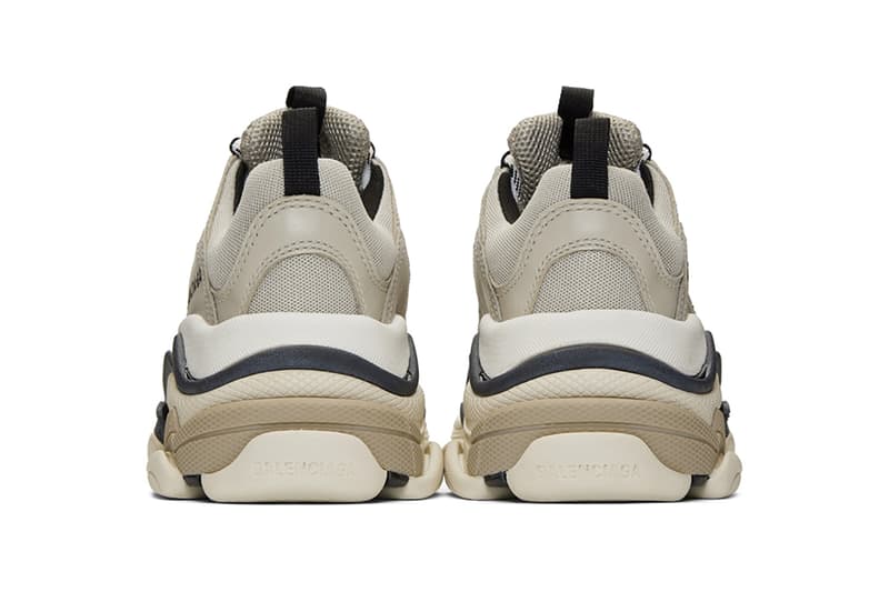 Balenciaga Beige Triple S Sneakers Release Hypebae