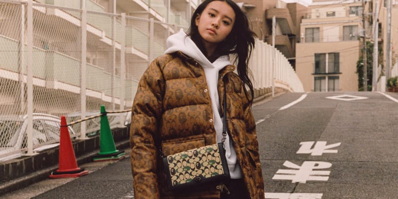 coach and bape coat