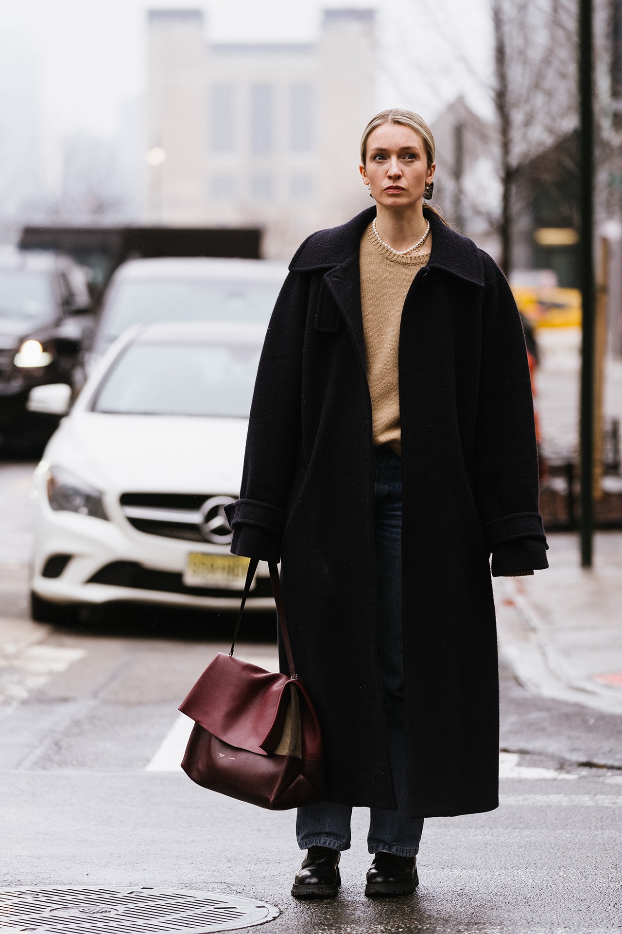 New York Fashion Week FW20 NYFW Fall Winter 2020 Street Style Influencer Celine Bag