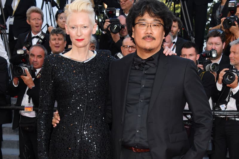 Tilda Swinton Bong Joon-Ho Cannes Film Festival 2017