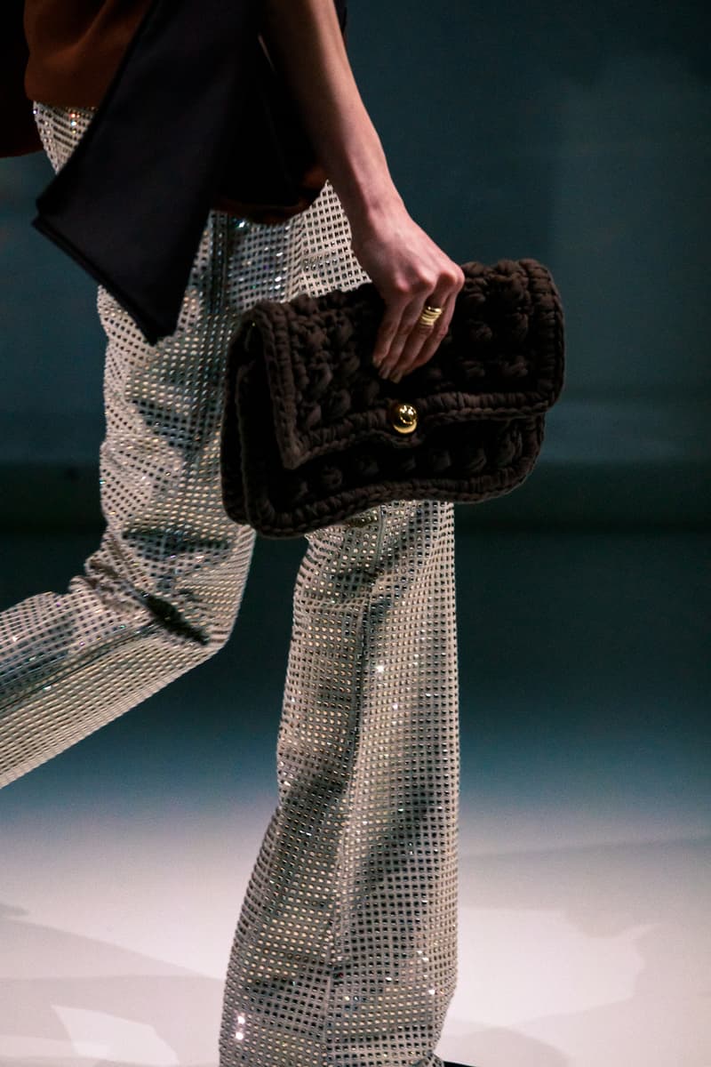 Bottega Veneta Fall Winter 2020 FW20 Runway Show Collection Milan Fashion Week Daniel Lee Knit Clutch