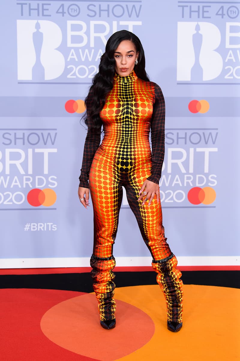 brit awards red carpet best dressed celebrities mabel billie eilish burberry moschino