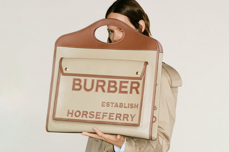 burberry canvas bag