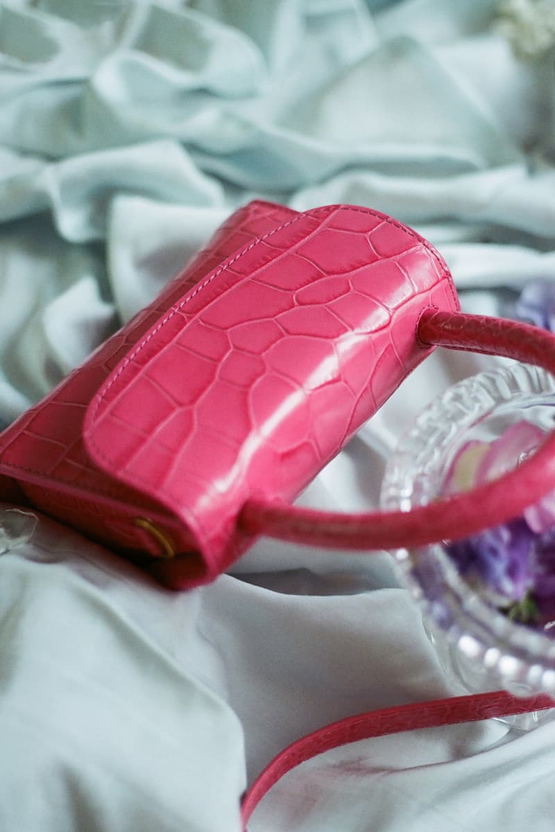 by far hbxwm collaboration rachel mini bags hot pink emerald green handbags