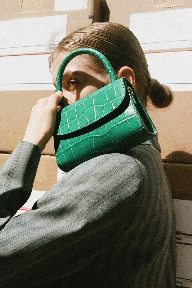 by far hbxwm collaboration rachel mini bags hot pink emerald green handbags