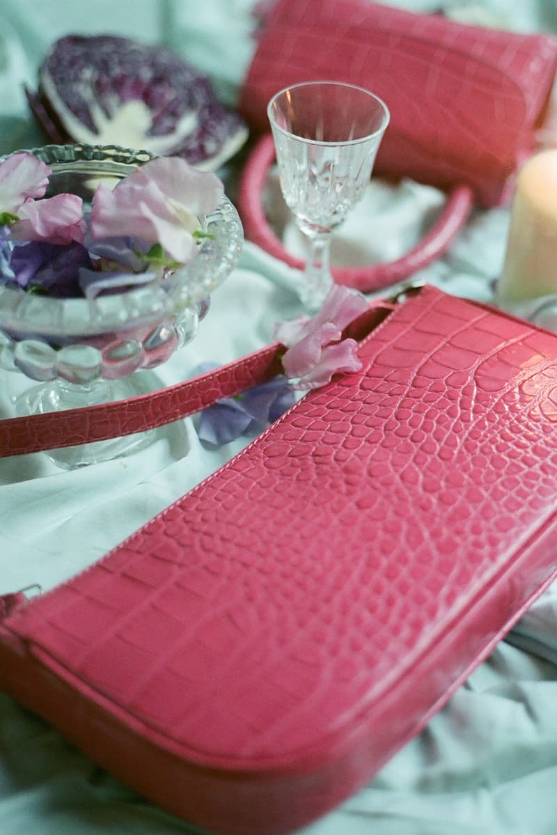 by far hbxwm collaboration rachel mini bags hot pink emerald green handbags