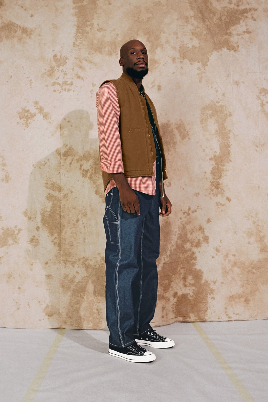 Carhartt WIP Spring/Summer 2020 Collection Classic Vest Hamilton Brown Bib Overall Blue