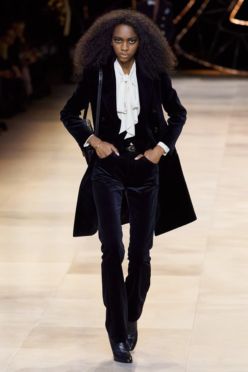 CELINE Fall/Winter 2020 Runway Collection Show Paris Fashion Week Hedi Slimane