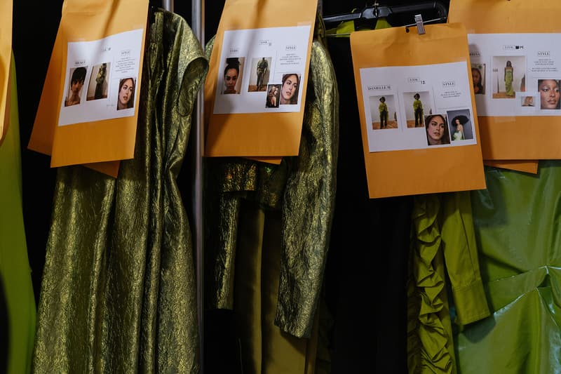 christopher john rogers fall winter new york fashion week nyfw collection backstage makeup hair
