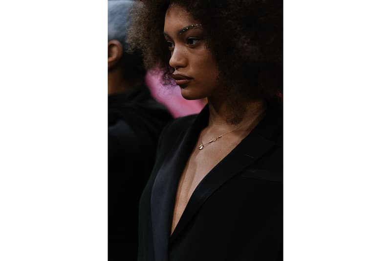 christopher john rogers fall winter new york fashion week nyfw collection backstage makeup hair