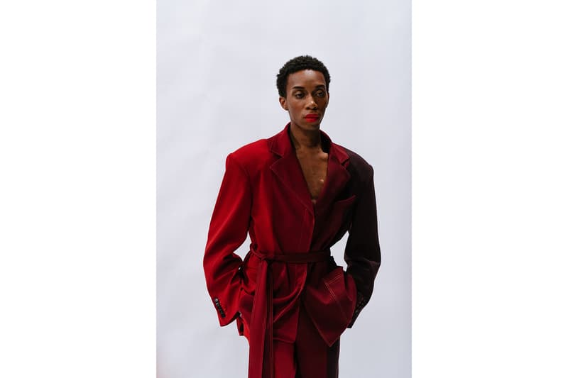 christopher john rogers fall winter new york fashion week nyfw collection backstage makeup hair