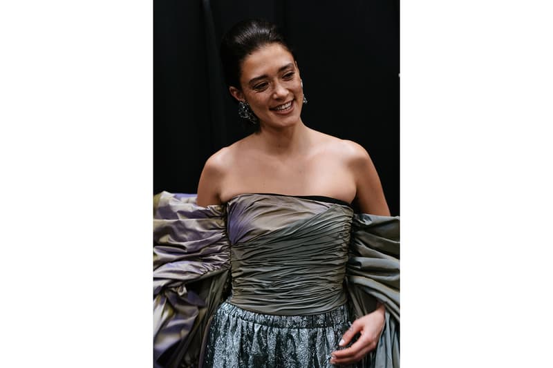 christopher john rogers fall winter new york fashion week nyfw collection backstage makeup hair
