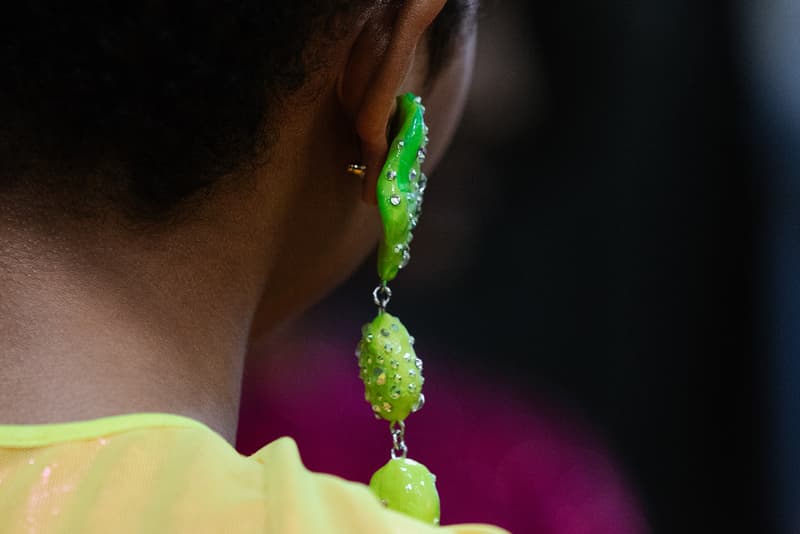 christopher john rogers fall winter new york fashion week nyfw collection backstage makeup hair