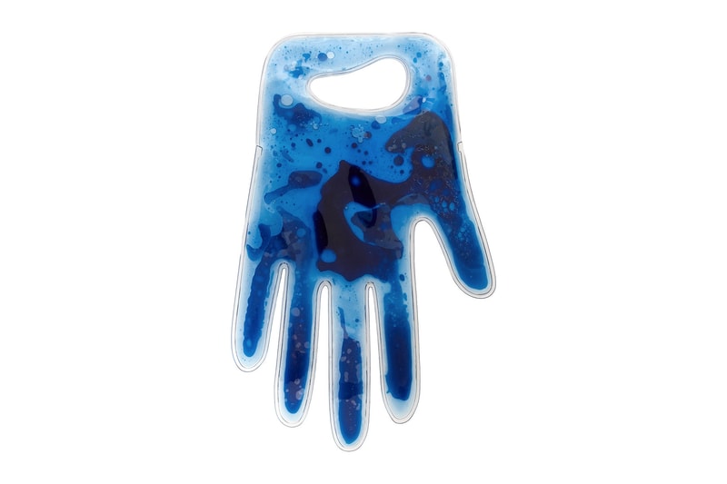 christopher kane blue liquid hand tote designer bags 