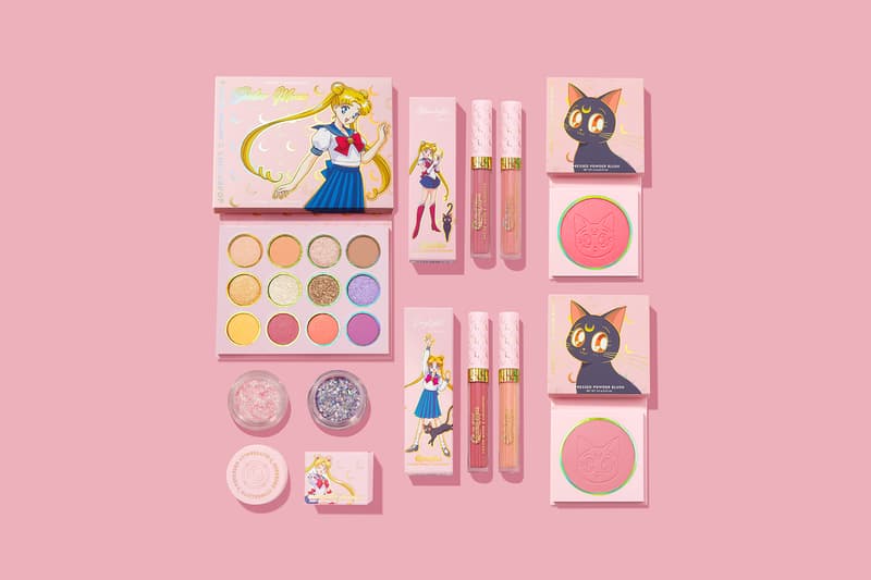 colourpop sailor moon collaboration eyeshadows lipsticks blushes makeup beauty cosmetics glitter pink
