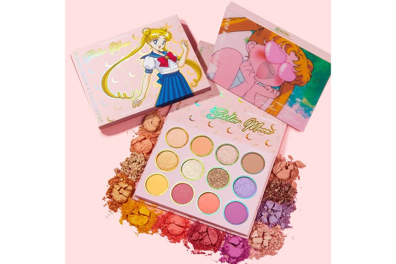 colourpop sailor moon collaboration eyeshadows lipsticks blushes makeup beauty cosmetics glitter pink