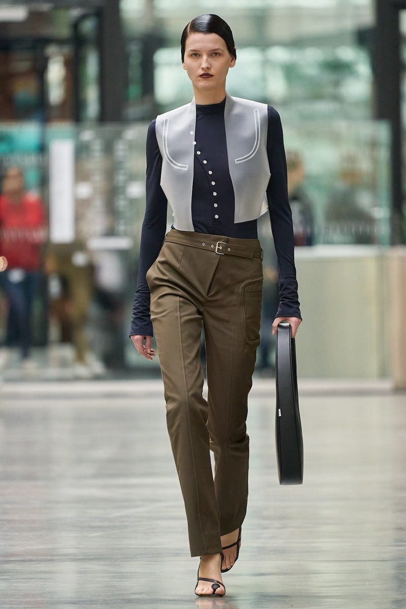 coperni sebastien meyer arnaud vaillant paris fashion week fall winter collection brown pants long sleeve top bag