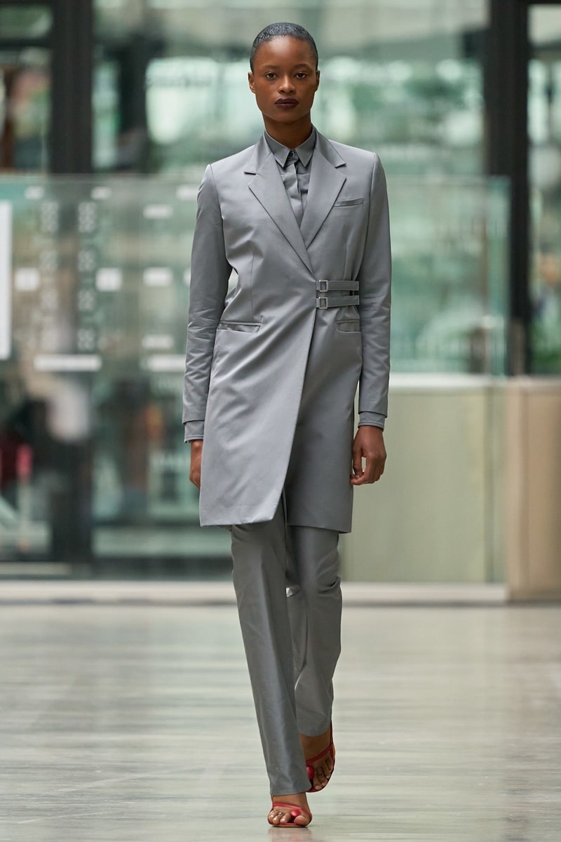coperni sebastien meyer arnaud vaillant paris fashion week fall winter collection grey coat pants