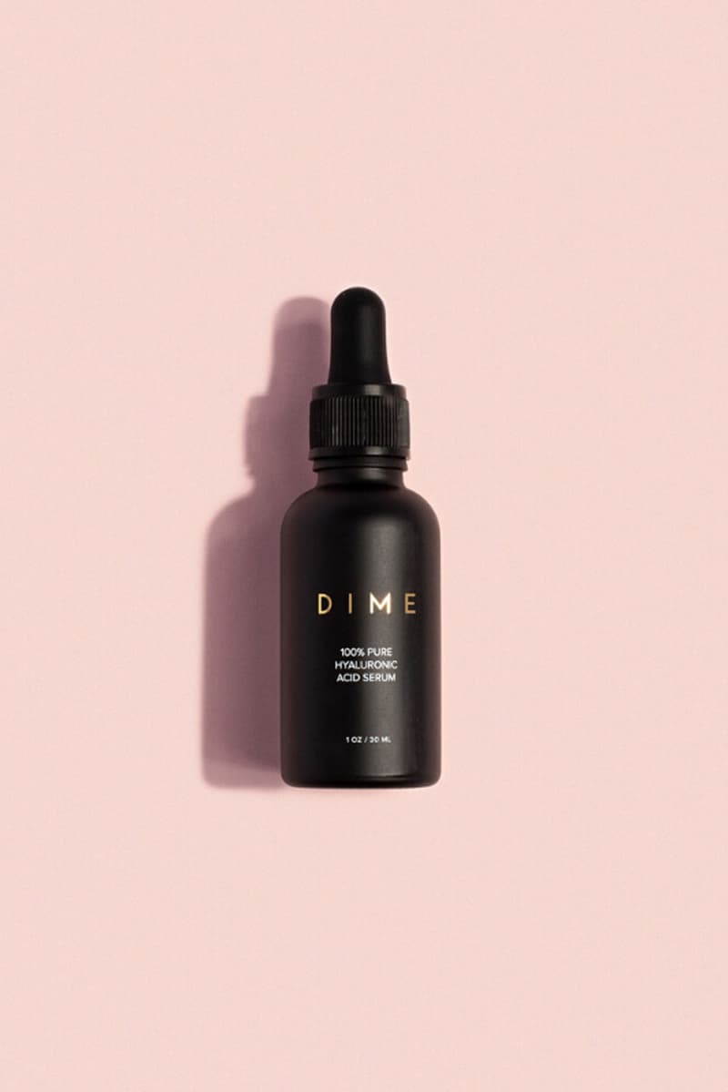 dime beauty clean sustainable luxury skincare line hyaluronic acid serum