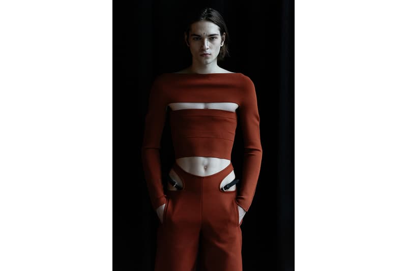 dion lee new york fashion week nyfw fall winter collection backstage makeup hair