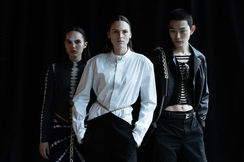 dion lee new york fashion week nyfw fall winter collection backstage makeup hair
