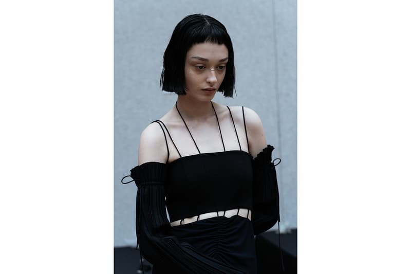dion lee new york fashion week nyfw fall winter collection backstage makeup hair