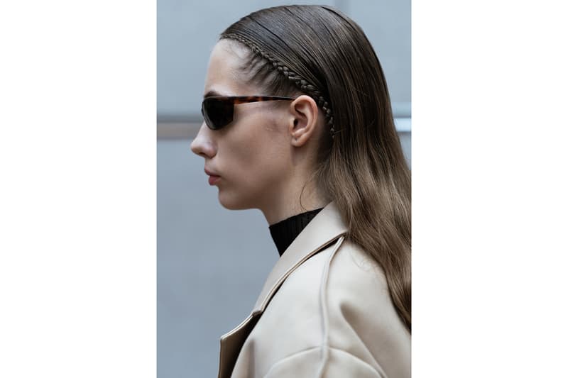 dion lee new york fashion week nyfw fall winter collection backstage makeup hair