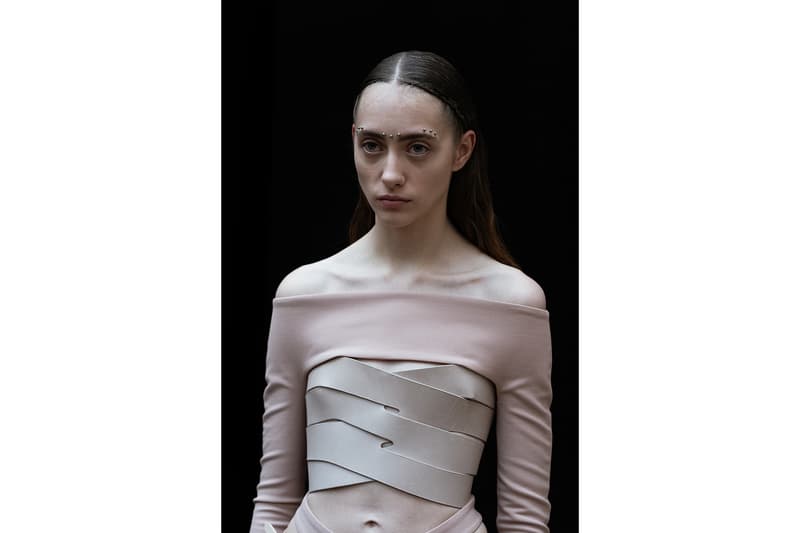 dion lee new york fashion week nyfw fall winter collection backstage makeup hair
