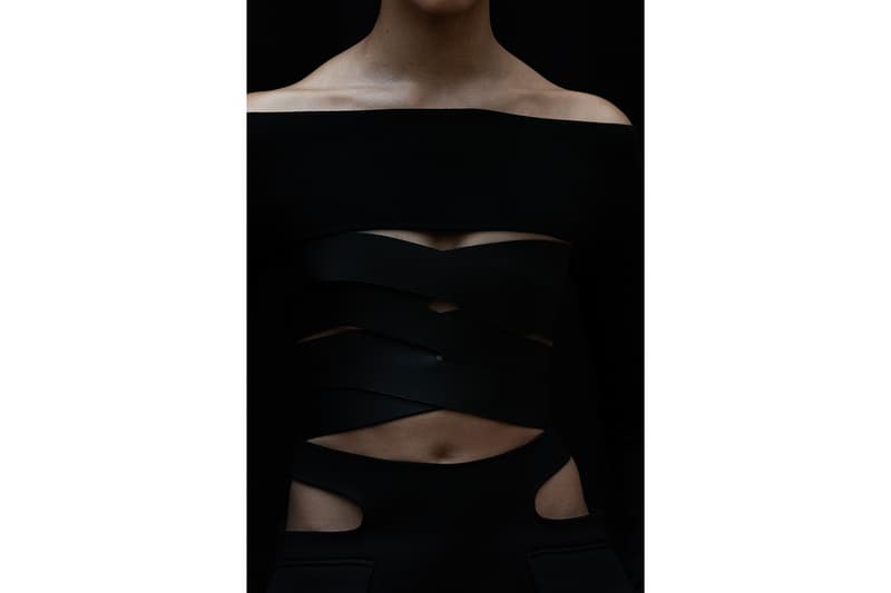 dion lee new york fashion week nyfw fall winter collection backstage makeup hair