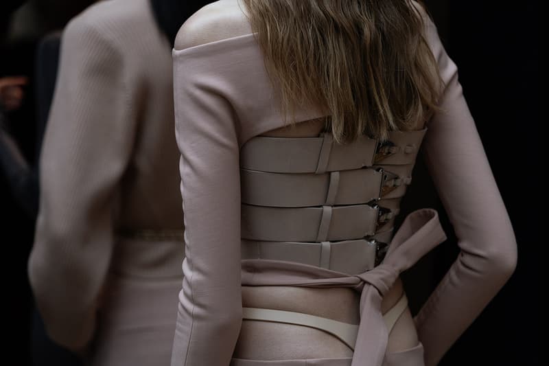 dion lee new york fashion week nyfw fall winter collection backstage makeup hair