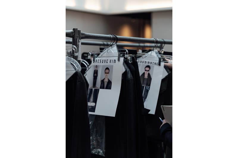dion lee new york fashion week nyfw fall winter collection backstage makeup hair