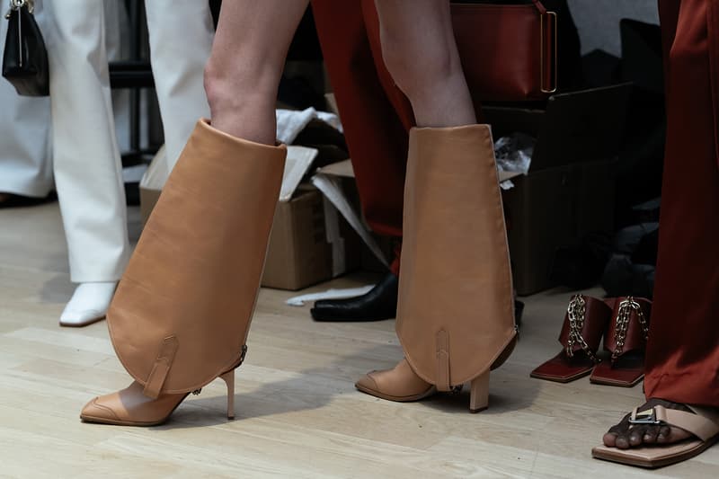 dion lee new york fashion week nyfw fall winter collection backstage makeup hair