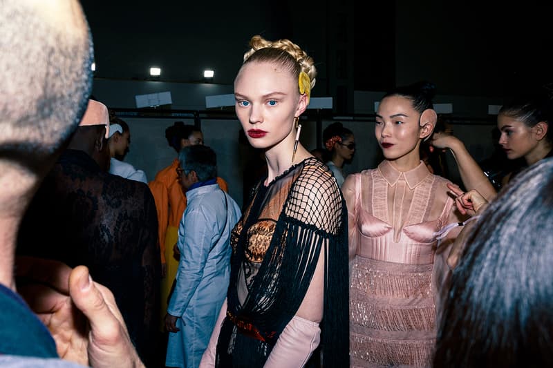 Fendi Fall Winter 2020 FW20 Silvia Venturini Milan Fashion Week Runway Show Backstage Models Hair Makeup