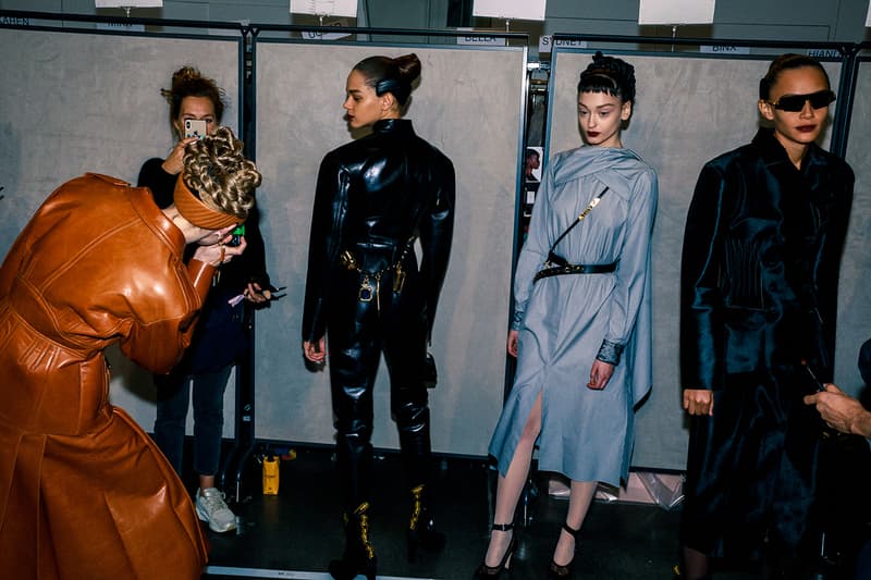 Fendi Fall Winter 2020 FW20 Silvia Venturini Milan Fashion Week Runway Show Backstage Models Gigi Hadid