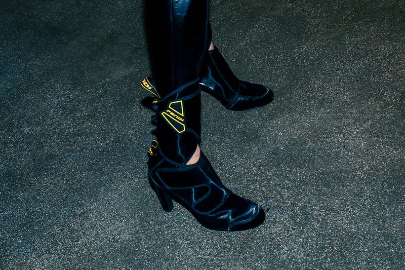 Fendi Fall Winter 2020 FW20 Silvia Venturini Milan Fashion Week Runway Show Backstage Shoes Boots