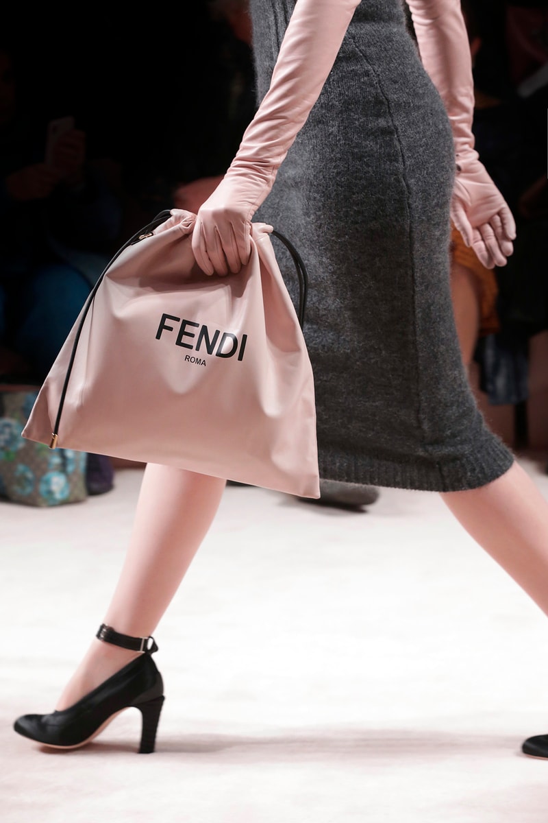 Fendi Fall/Winter 2020 Collection Bags Accessories Drawstring Shoe Bag