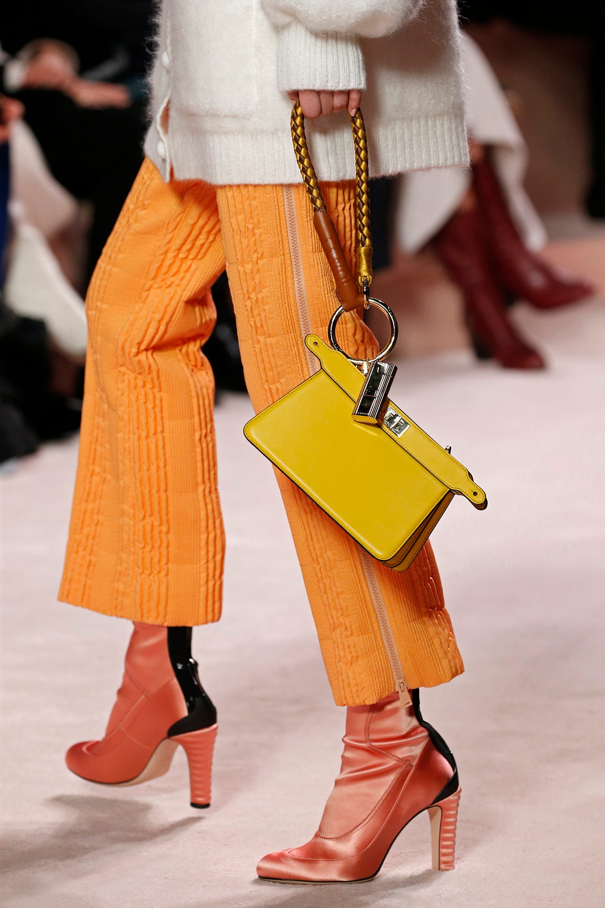 Fendi Fall/Winter 2020 Collection Bags Accessories Wristlet Clutch Orange