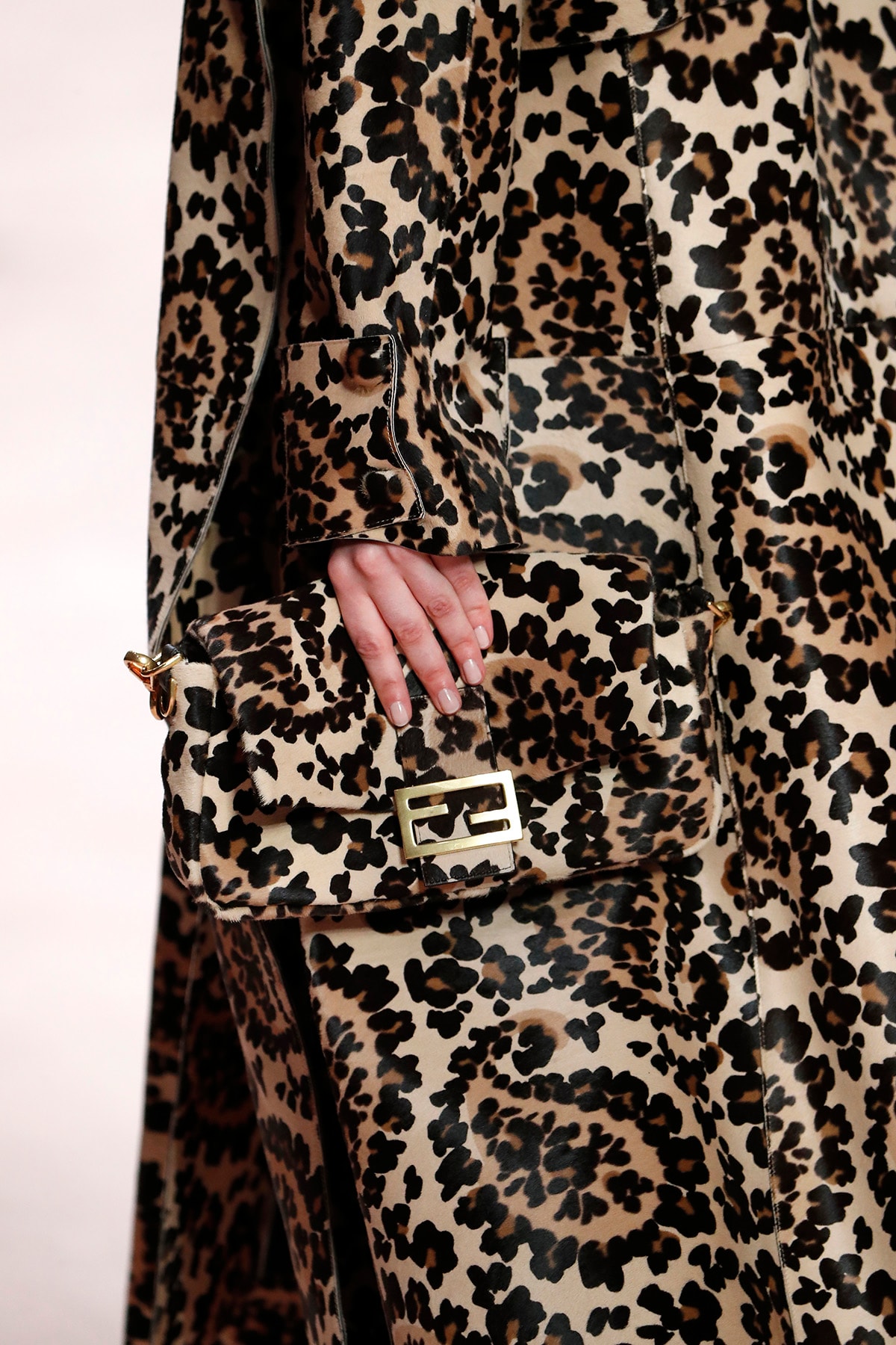 Fendi Fall/Winter 2020 Collection Bags Accessories Baguette Leopard
