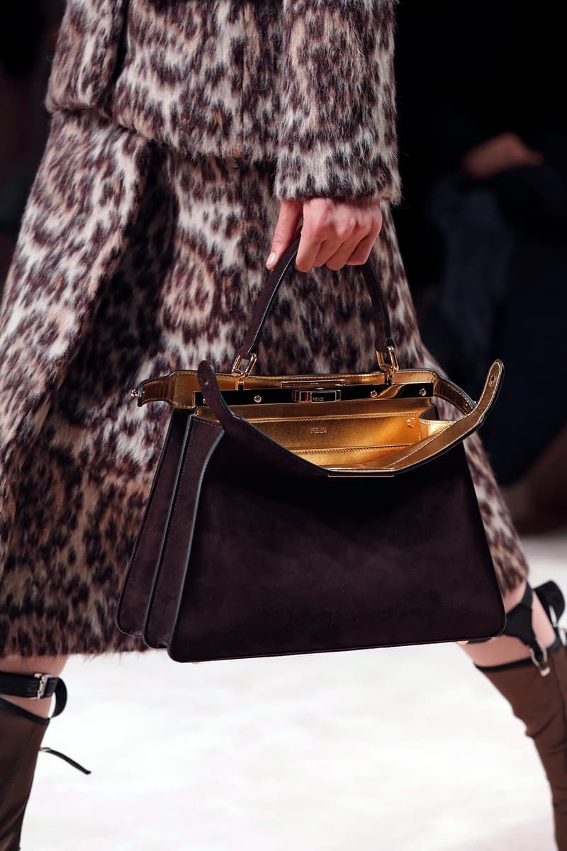 Fendi Fall/Winter 2020 Collection Bags Accessories Peekaboo Black