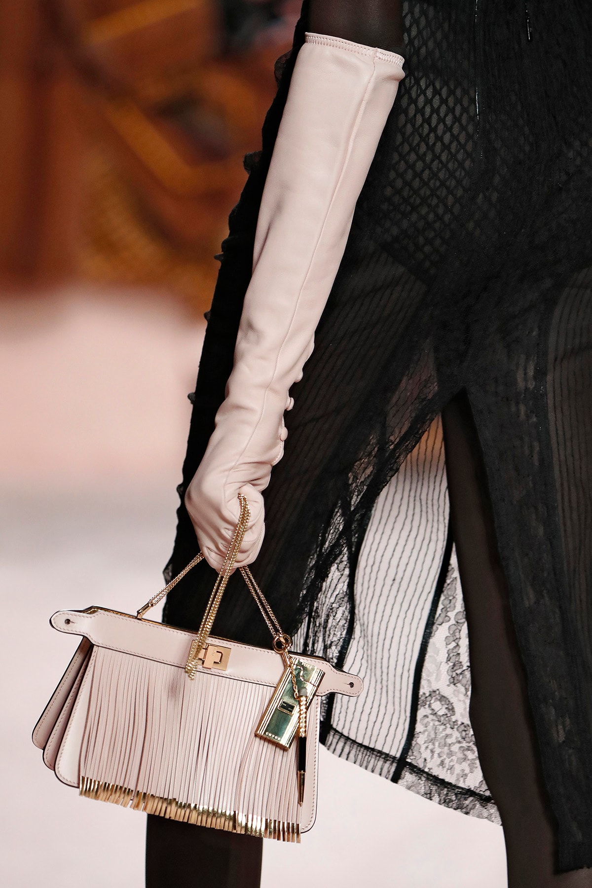 Fendi Fall/Winter 2020 Collection Bags Accessories Clutch Fringe