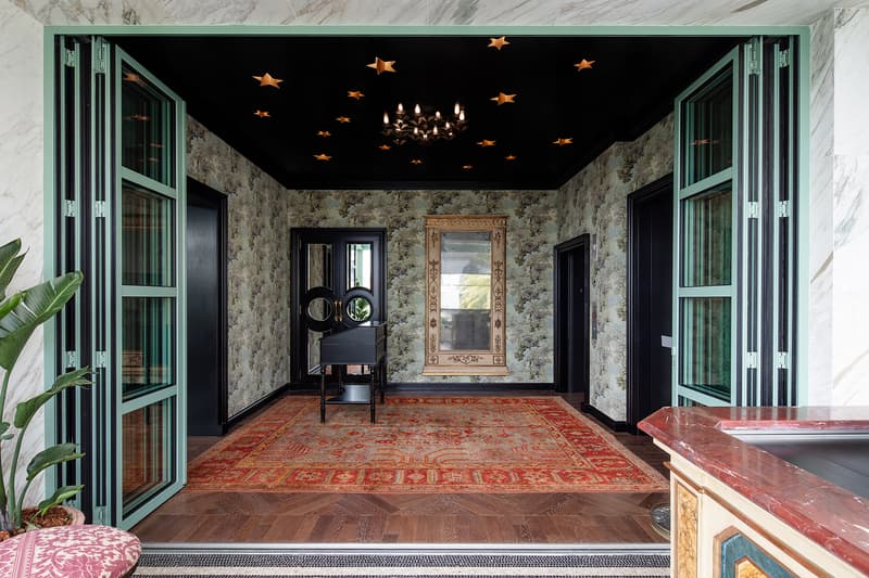 Gucci Osteria Restaurant Beverly Hills Los Angeles Interior Design